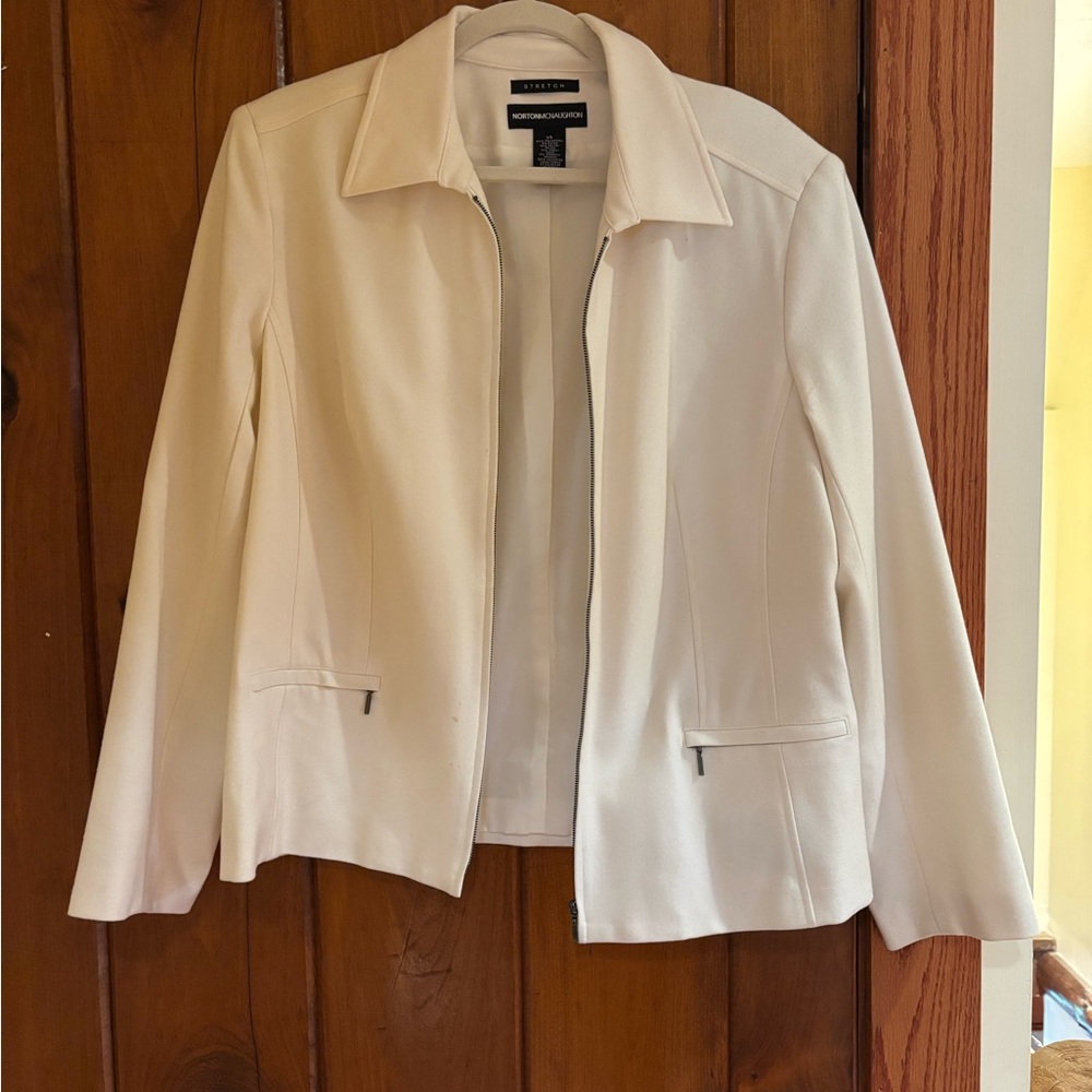 Norton McNaughton Women's Cream Blazer